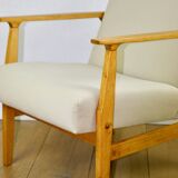 Classic armchair Vintage 70s beige - Jade series