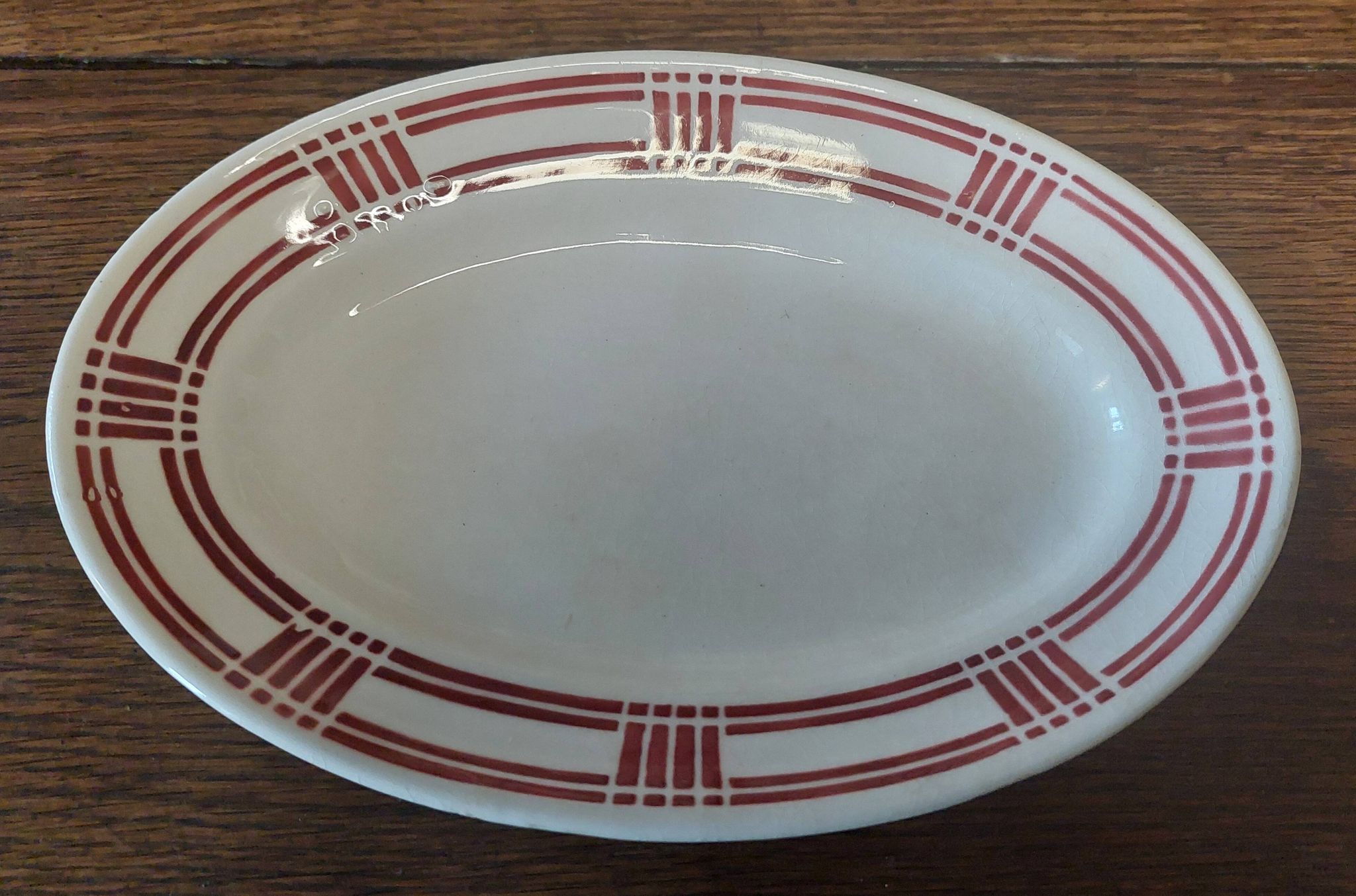 Ravier in earthenware from Badonviller iron clay