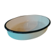 Enamelled metal oval dish
