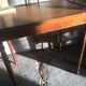 Cherry wood side table from the 60s/70s.