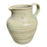 Carafe en grès signée abbaye de Fontbombault