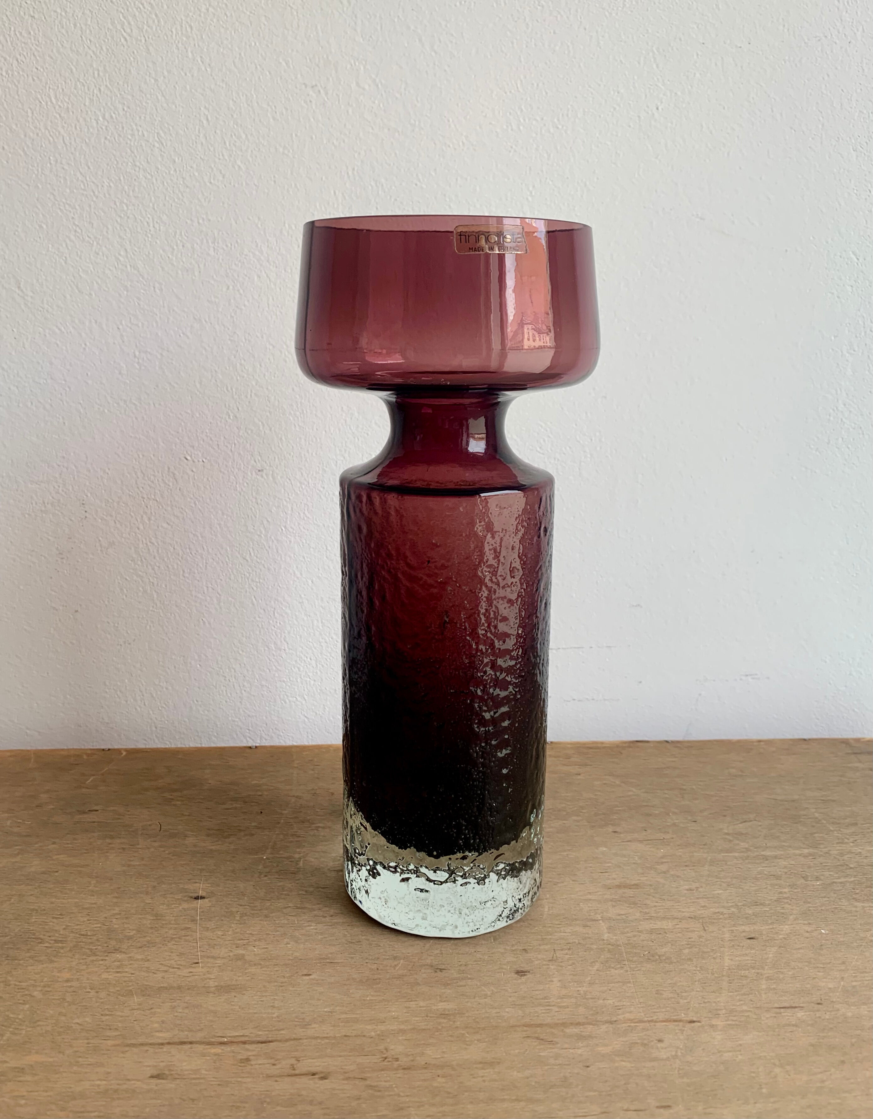 Vase Finncristall, Finland 1970s