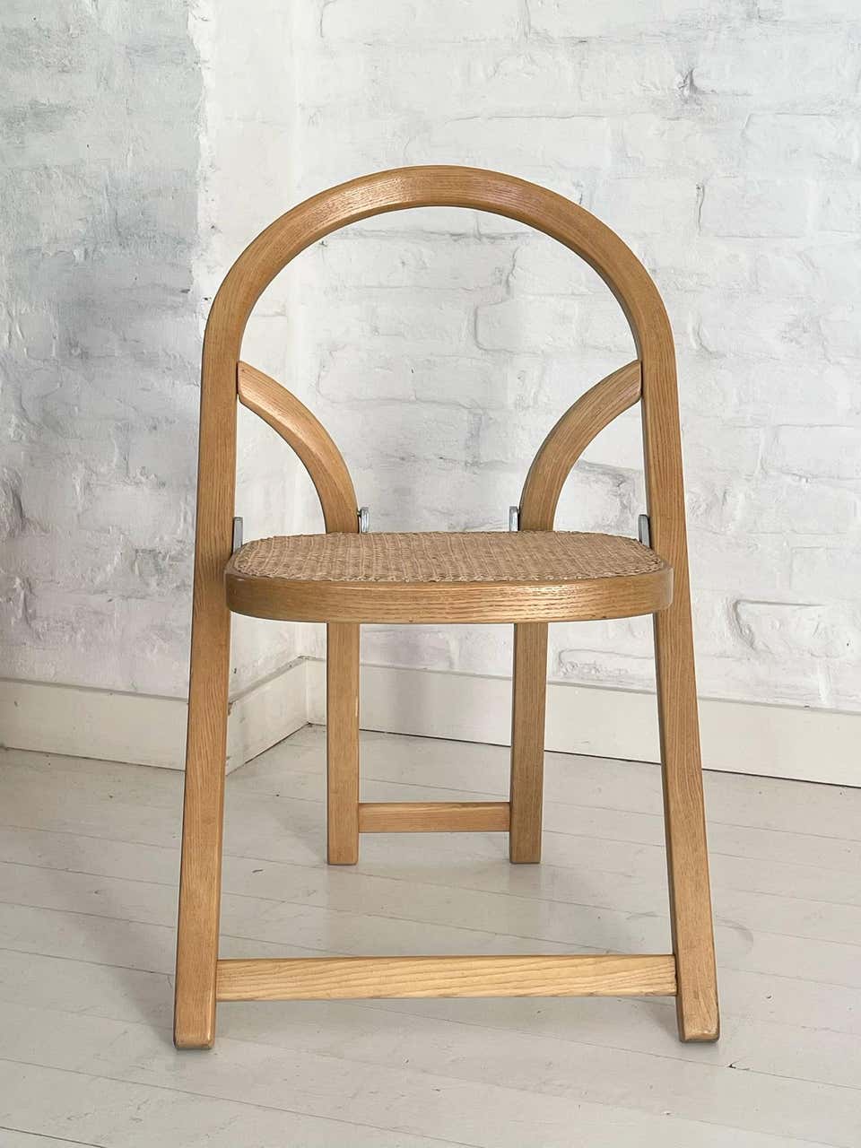 Italian Arca Folding Chair by Gigi Sabadin for Crasevig, 1970s