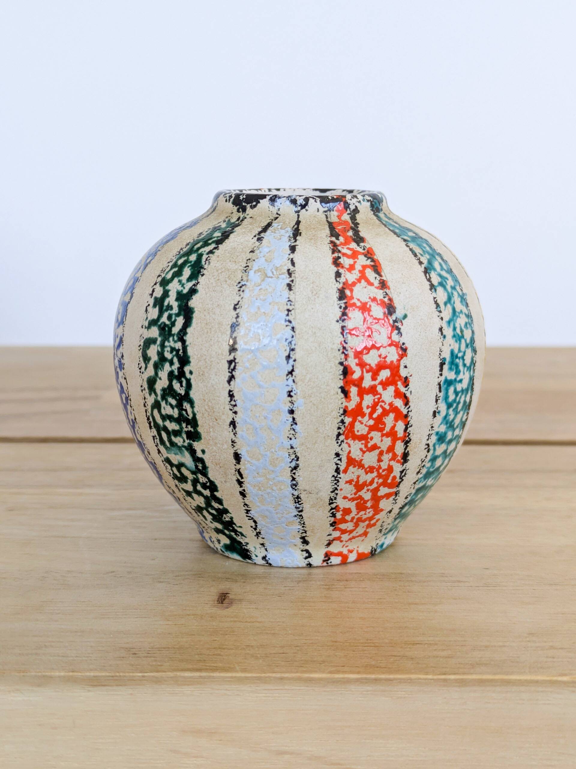 Mini Vase Scheurich Céramique Ouest Allemande Années 60