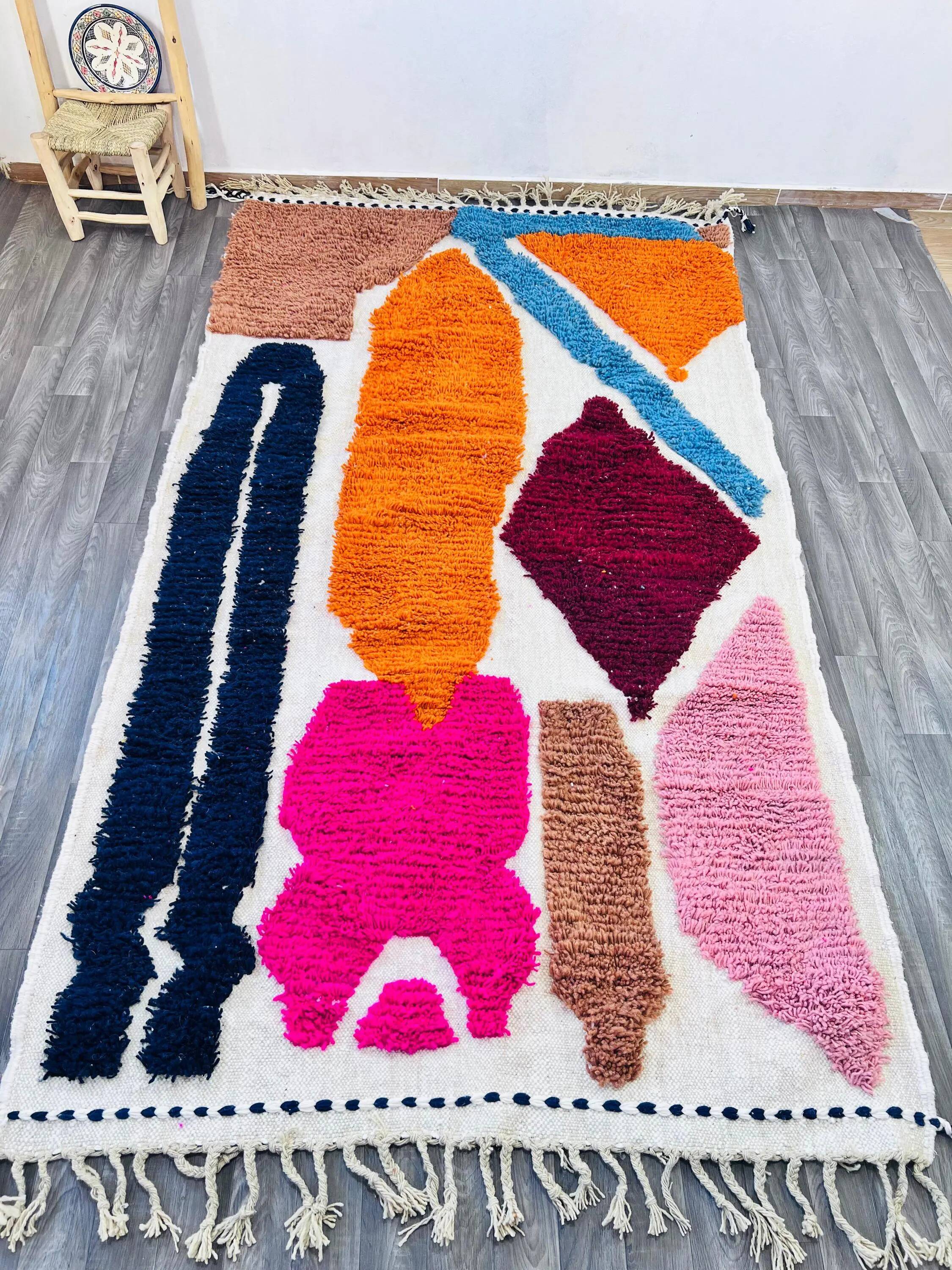 Traditional Moroccan wool rug 2.5 x 1.5 m