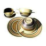 Marcel Guillot ceramic ensemble 6 pieces