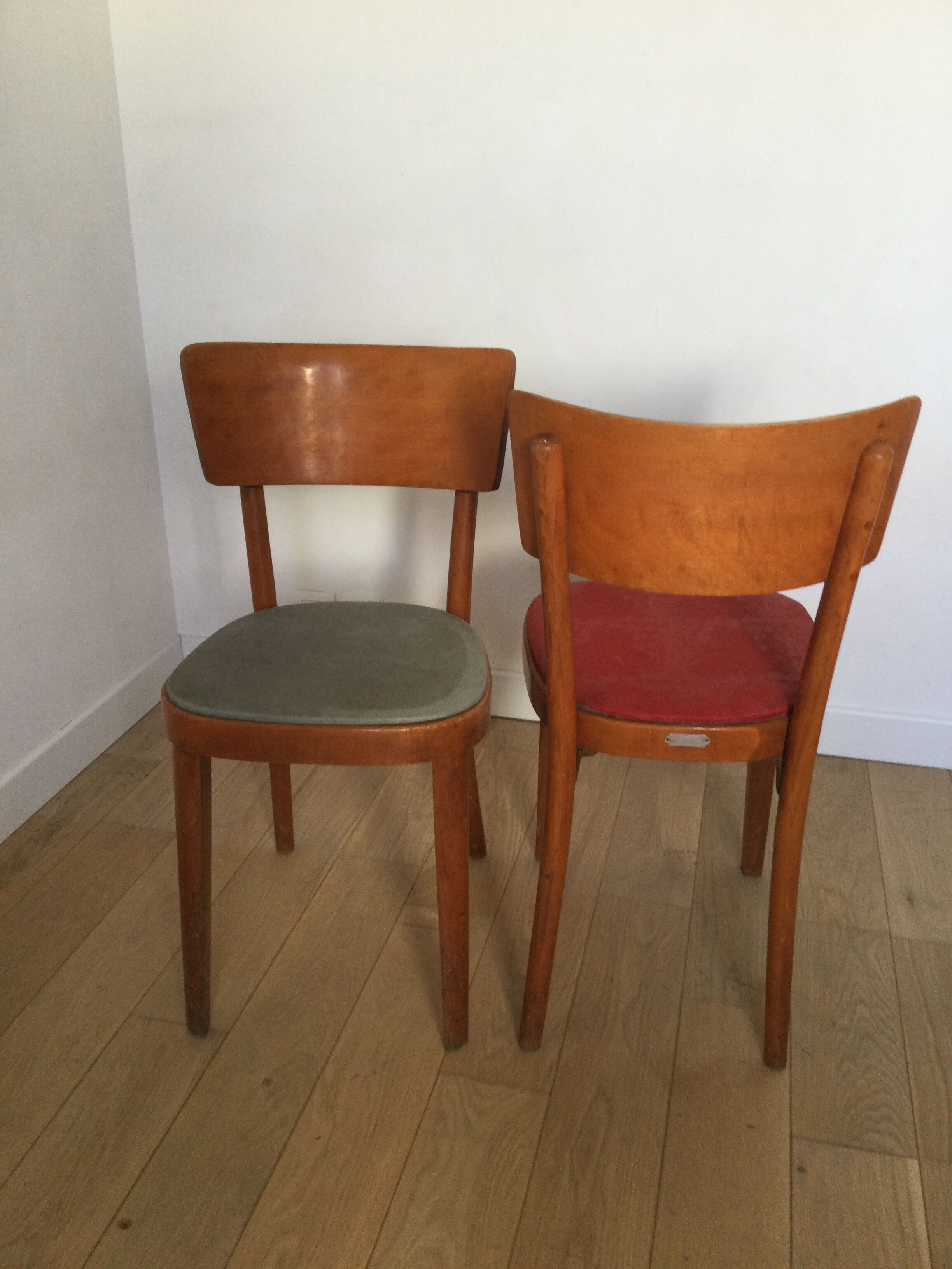 Vintage retro bistrot chairs