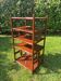 Vintage rattan bookshelf