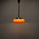 Suspension Harvey Guzzini Orange Space Age, Italy, 1970s