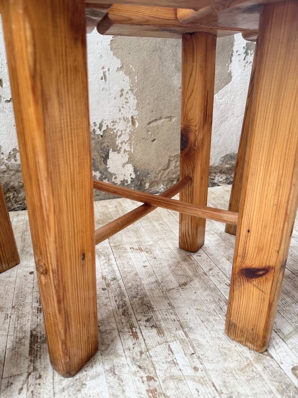 Set of 6 Olof Ottelin stools, Finland 1950.