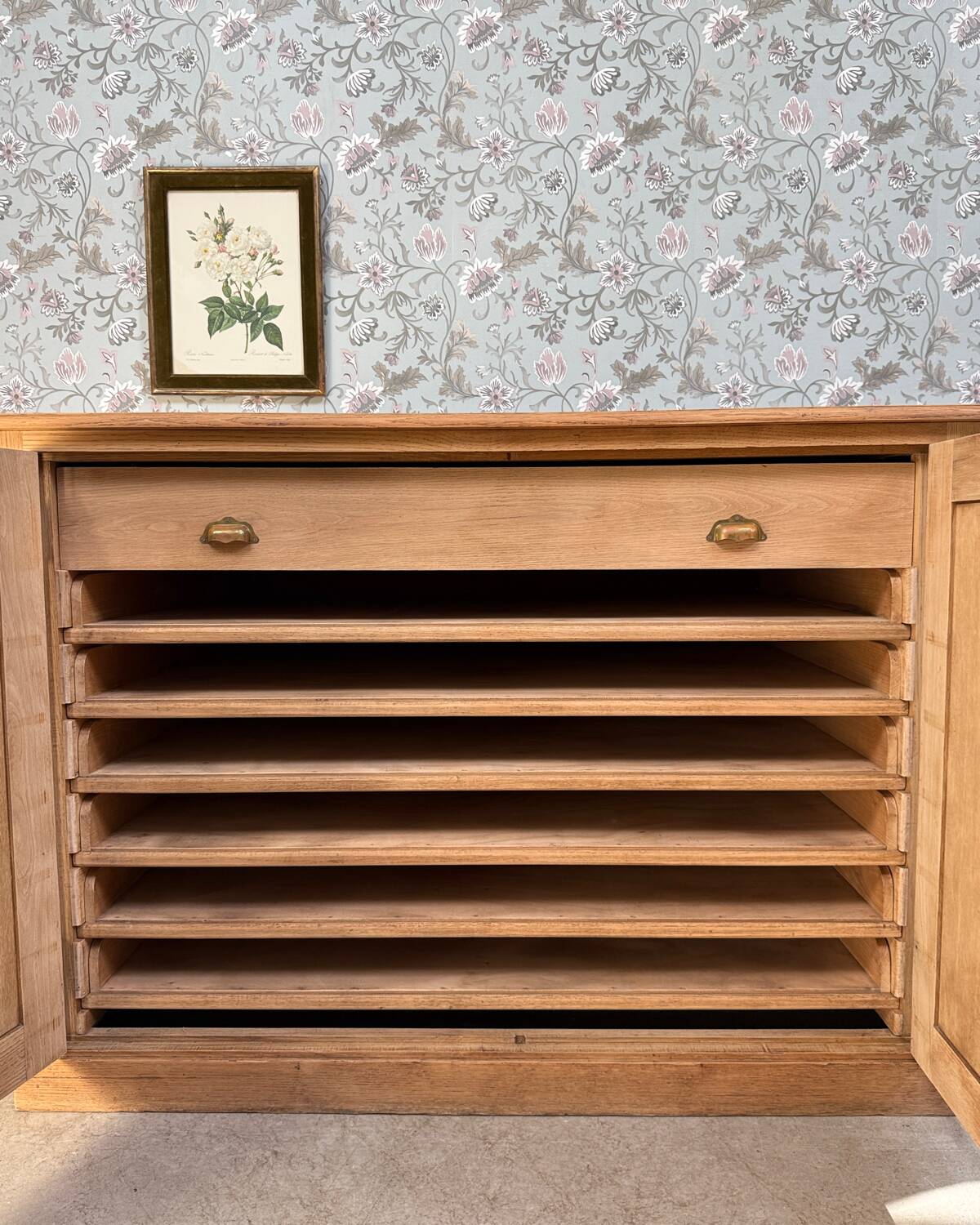Oak plan cabinet / trade cabinet (renovated)