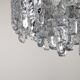 Kalmar Ice Glass chandelier, Austria, 1970s