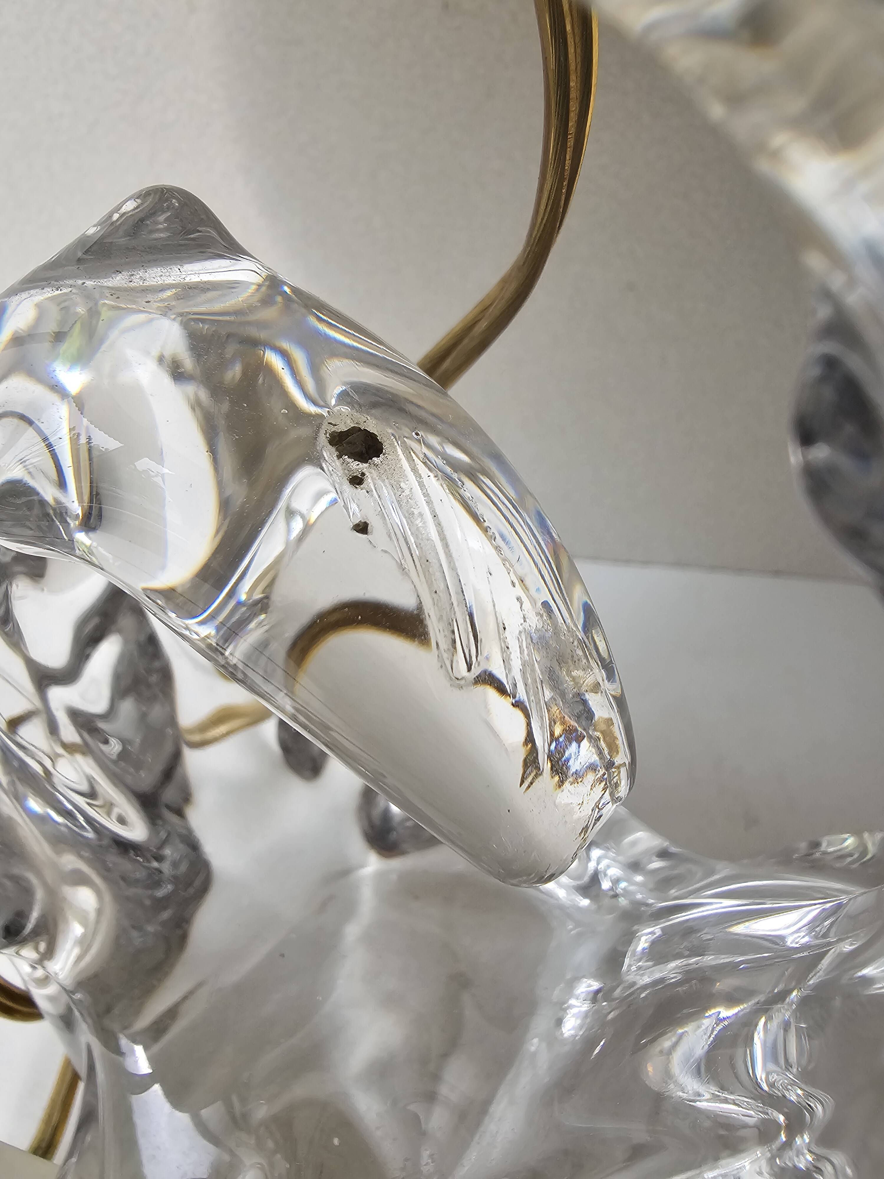 Table lamp with crystal base Schneider France