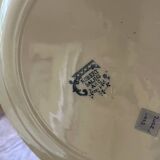 Antique earthenware serving dishes from Salins - Terre de fer