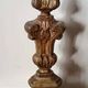 Antique gilded wooden candlestick Louis XIV - XVIII century
