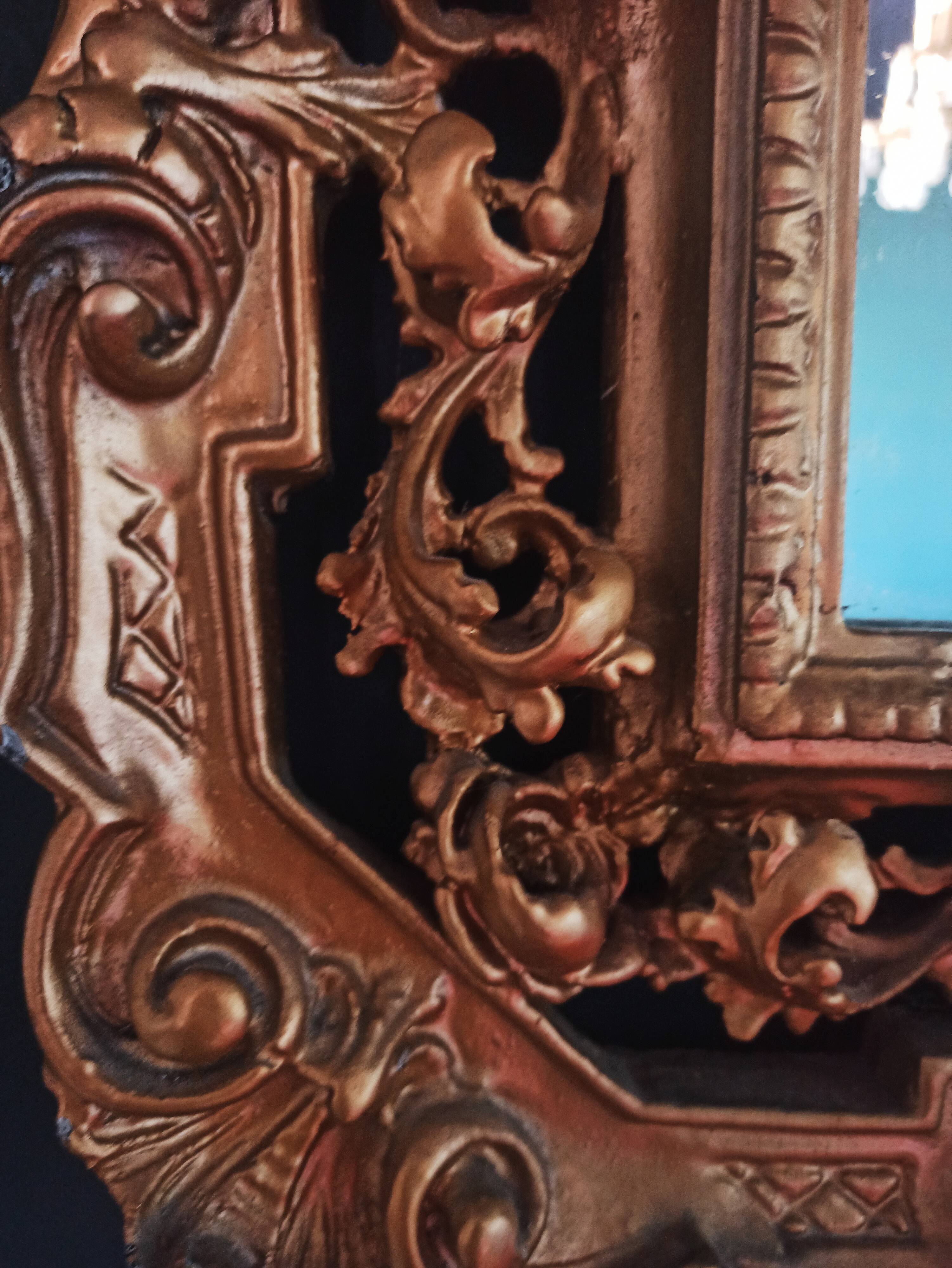 Large baroque mirror / antique mirror