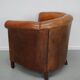 Vintage Dutch Cognac Colored Leather Club Chair