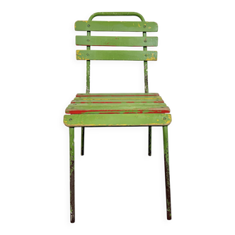 Vintage Green Industrial Chair, 1960s