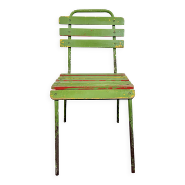 Vintage Green Industrial Chair, 1960s