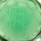 Vintage Italian glass "bubble" carafe