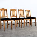 vintage dining room chairs | chairs | pine | 70's