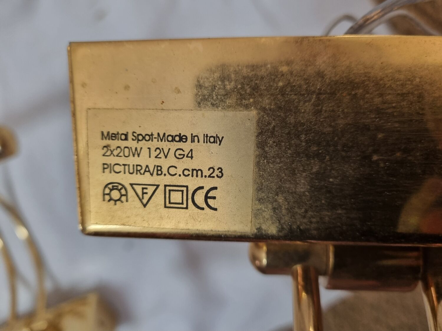 Brass board appliques, Italy 1970