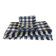 New fringed XL Vichy canvas tablecloth with 14 napkins, width 210cm.