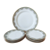 Ensemble de 8 assiettes à dessert et un plat Limoges