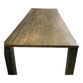 Table plateau bois