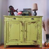 Old Parisian buffet with patina