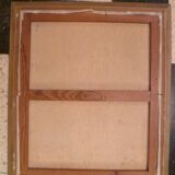 Hst painting in its frame "bouquet of flowers" signed in hst on the right ducollet 63