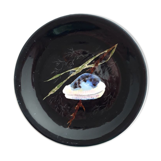 "Bénitier" plate by Guy Trévoux 1920-2001
