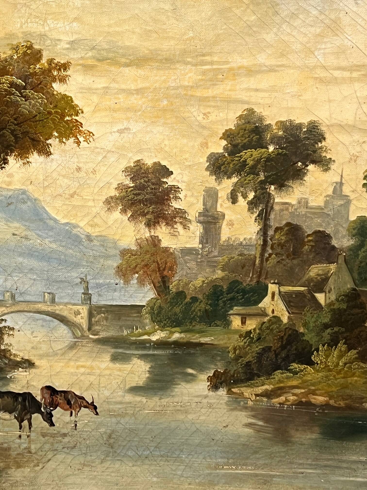 Ancient Italian landscape.