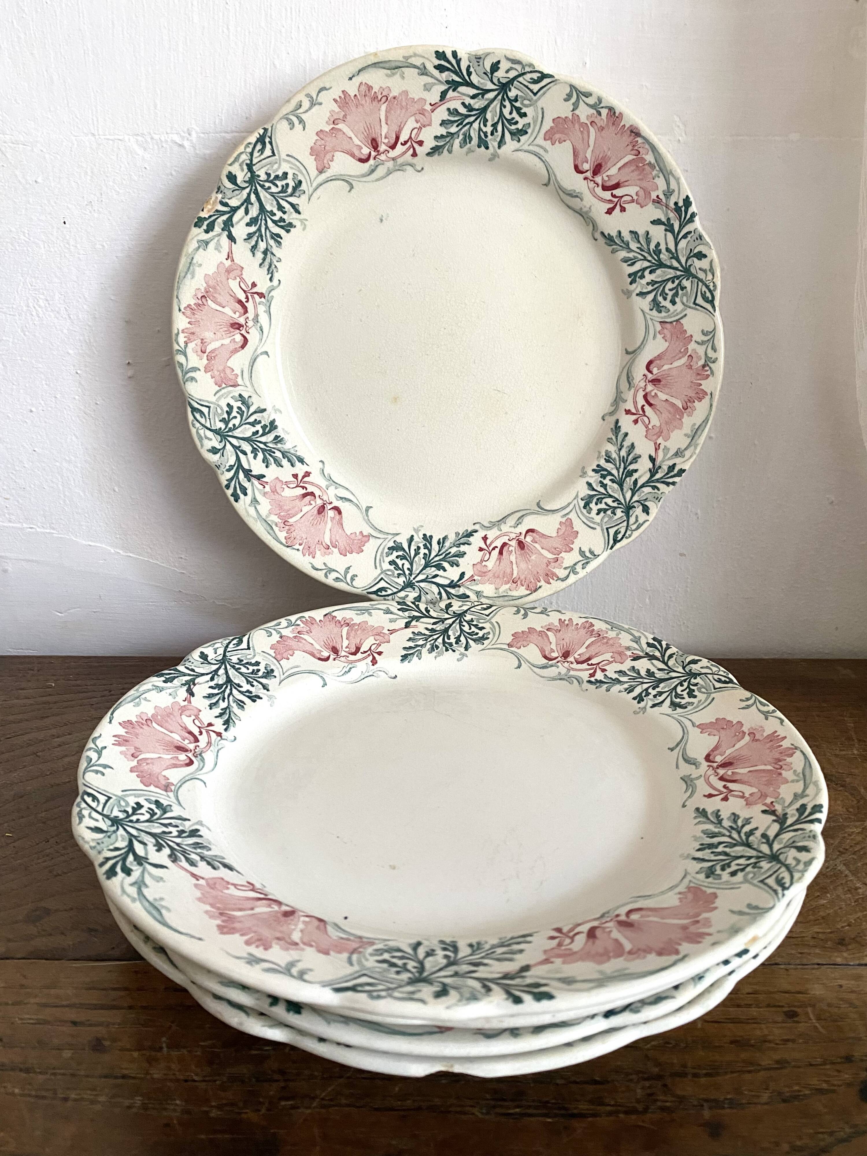 K&G Luneville ironstone flat plates, Roland model