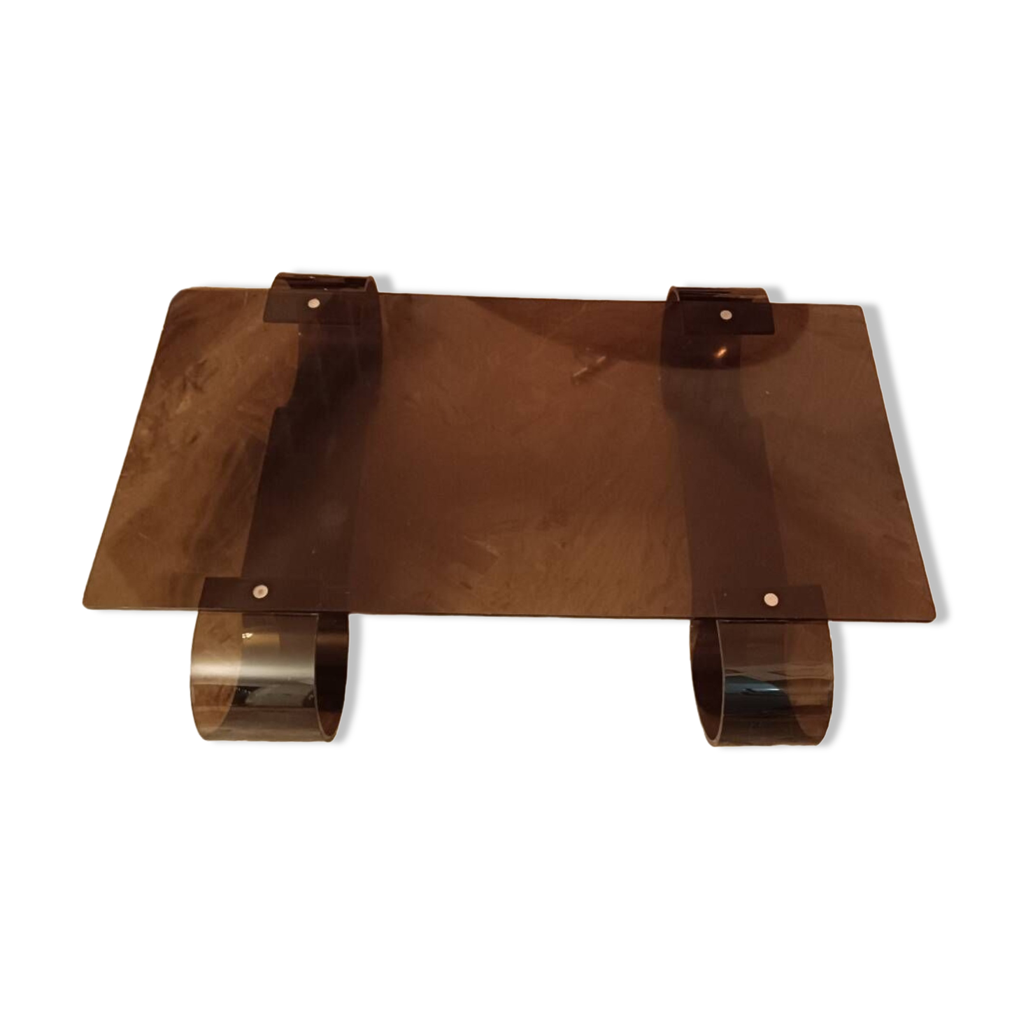 Vintage plexiglass coffee table