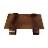 Table basse plexiglas vintage