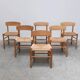 Ensemble précoce de 6 chaises de salle à manger 'J39' par Børge Mogensen pour FDB Møbler, 1947