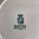 Flat plates in ironstone Gien model Austerlitz