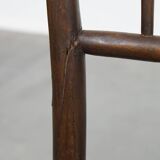 Bistro chair with carved seat