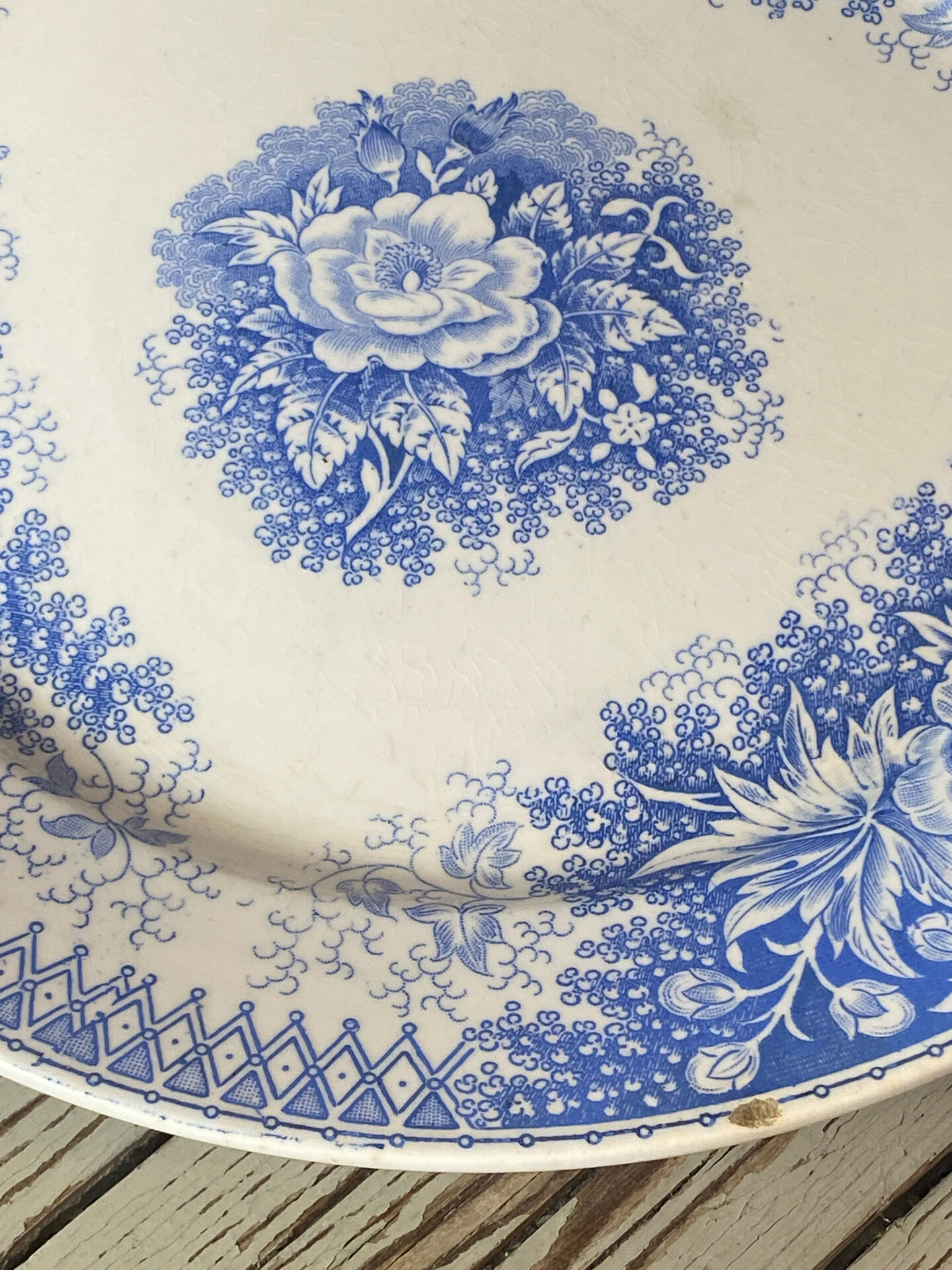 Compote dish, earthenware, Sarreguemines