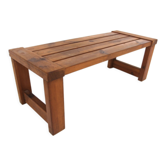 Scandinavian pine bench, Sweden, 1970