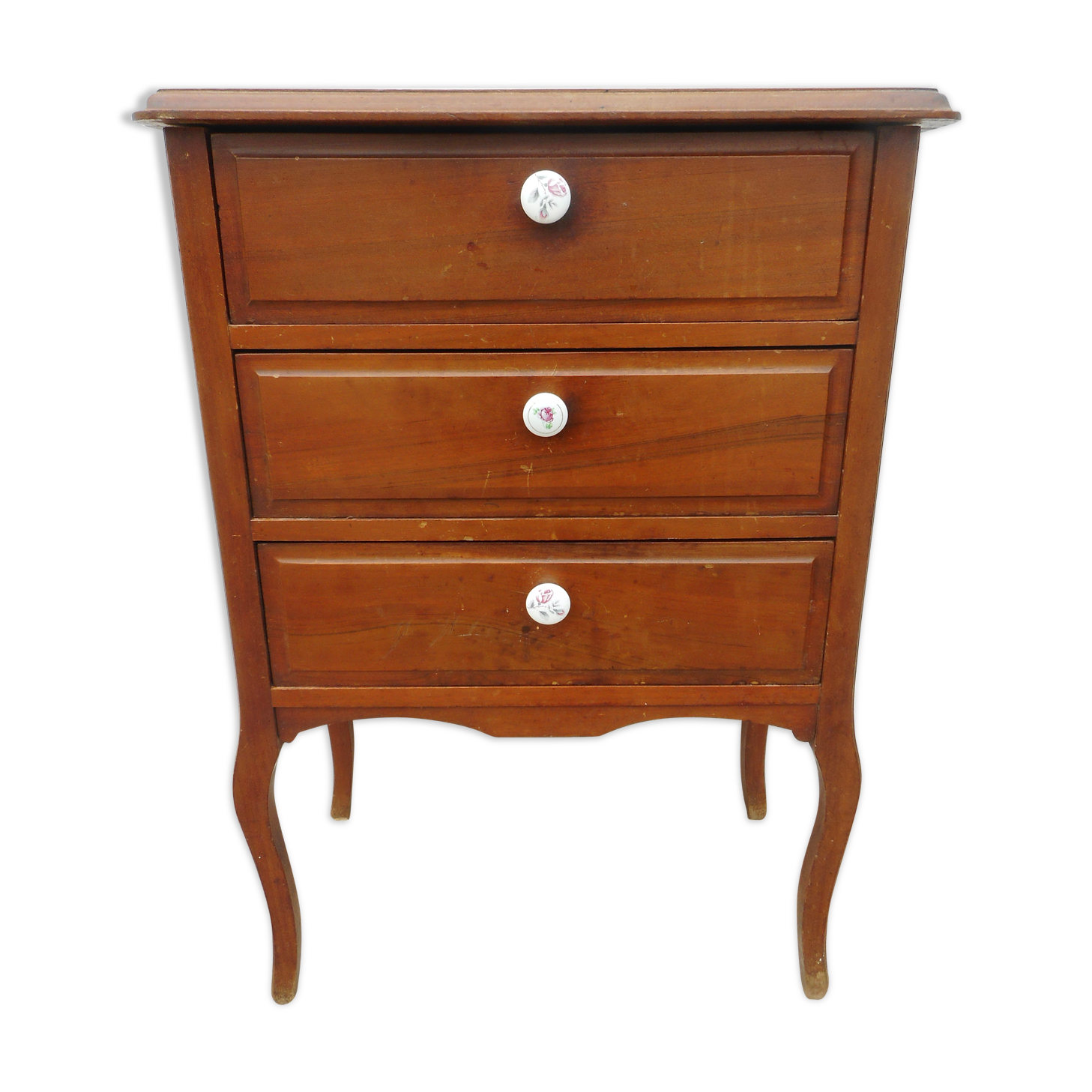 Furniture three drawers on stand