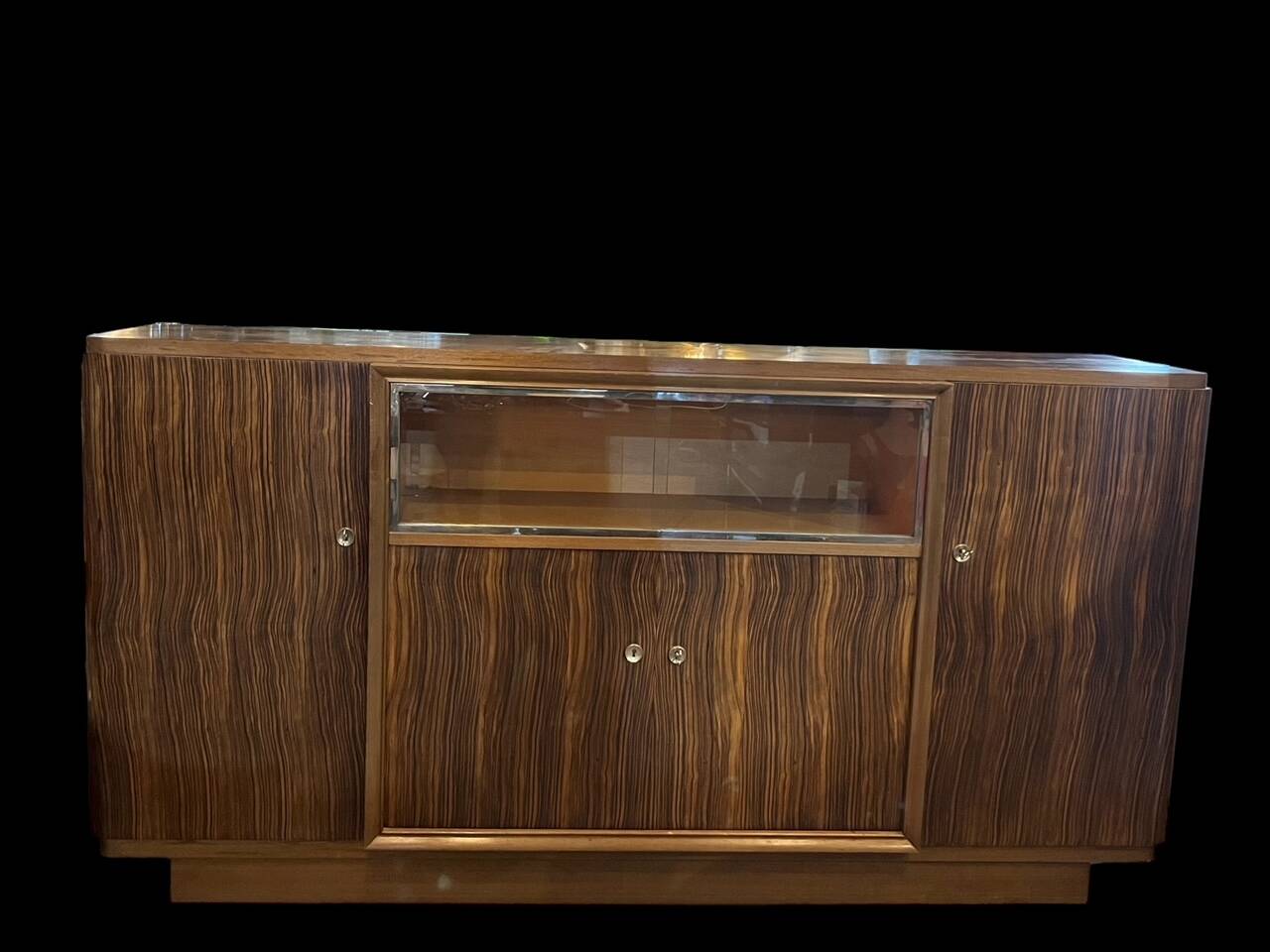 art deco sideboard in macassar ebony