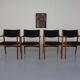 Mid-Century Danish Armchairs in Teak, 1960s, Set of 4