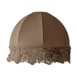 Fabric and lace lampshade