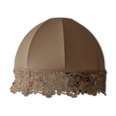 Fabric and lace lampshade