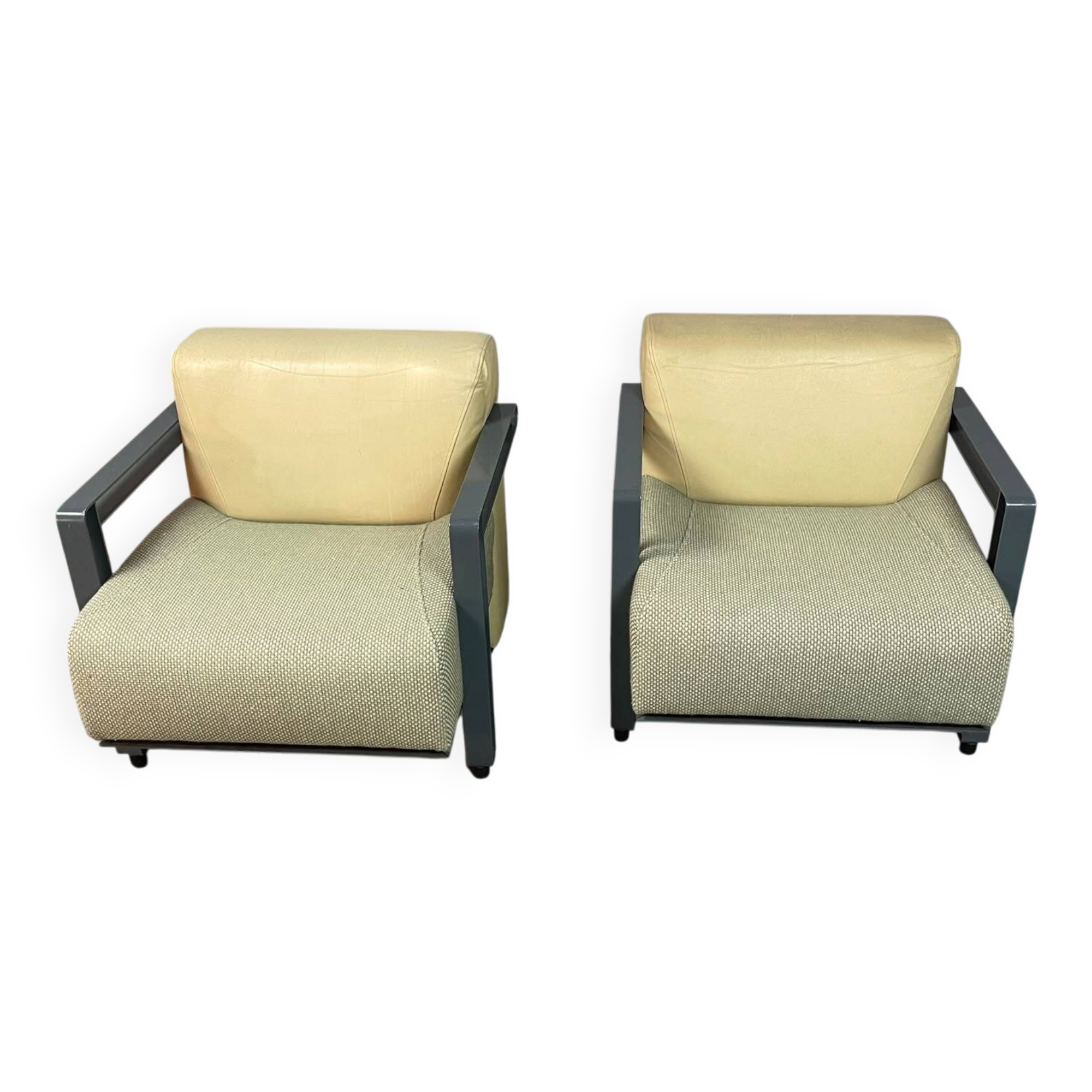 Pair of Artifort Model 952 “Transformation” Lounge Chairs by Hans de Wit.