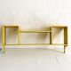 1960s wooden wall shelf with 3 compartments