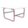 Tubular coffee table in pink and purple, 1980.