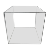 70s Plexiglas Cube